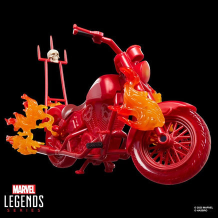 Marvel Legends Ghost Rider (Johnny Blaze) 6 - Inch Action Figure with Motorcycle - Blue Unlimited Toys & Collectibles