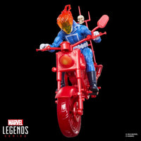 Marvel Legends Ghost Rider (Johnny Blaze) 6 - Inch Action Figure with Motorcycle - Blue Unlimited Toys & Collectibles
