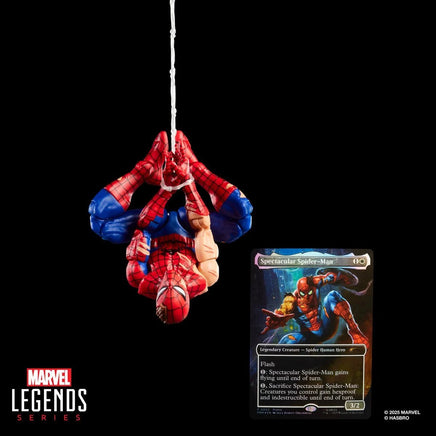 Marvel Legends Spider - Man Action Figure with Exclusive Magic: The Gathering Card - Blue Unlimited Toys & Collectibles