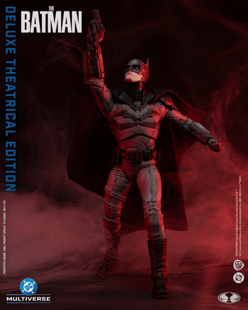 McFarlane Toys DC Multiverse Batman (The Batman) Deluxe Theatrical Edition 7” Action Figure - Blue Unlimited Toys & Collectibles