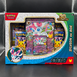 Pokémon TCG 30th Celebration Sylveon ex Box - Blue Unlimited Toys & Collectibles