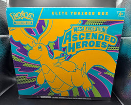 Pokémon TCG Mega Evolution—Ascended Heroes Elite Trainer Box - Blue Unlimited Toys & Collectibles