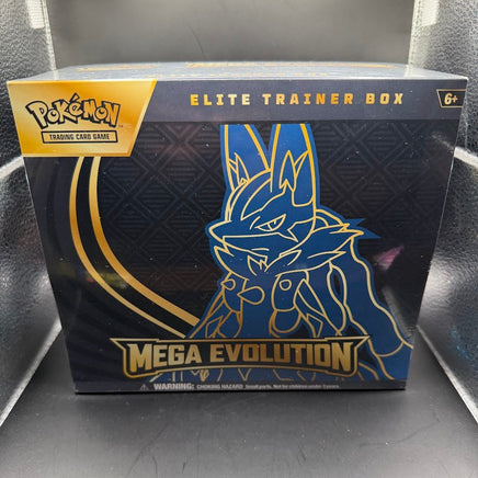 Pokémon TCG Mega Evolution Elite Trainer Box — Mega Lucario - Blue Unlimited Toys & Collectibles