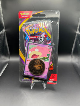 Pokémon TCG Mega Evolution—Pitch Black Single Blister – Slowpoke Promo & Coin - Blue Unlimited Toys & Collectibles