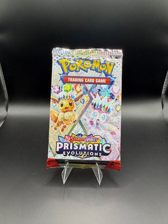 Pokémon TCG Scarlet & Violet—Prismatic Evolutions Booster Pack - Blue Unlimited Toys & Collectibles