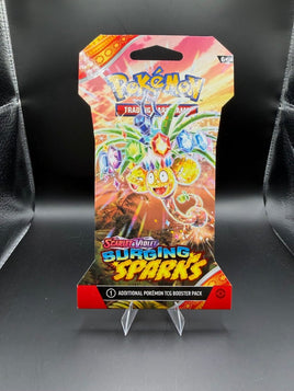 Pokémon TCG Scarlet & Violet—Surging Sparks Sleeved Booster Pack - Blue Unlimited Toys & Collectibles