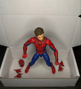 ***Pre - Owned Complete*** Marvel Legends Spider - Man: No Way Home Spider - Man 6 - Inch Action Figure - Blue Unlimited Toys & Collectibles