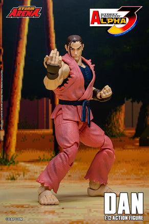 Street Fighter Alpha 3 Storm Arena Dan 1/12 Scale Action Figure - Blue Unlimited Toys & Collectibles