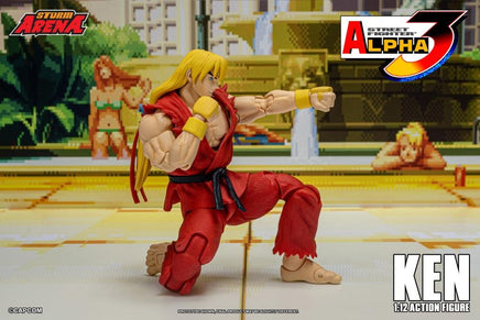 Street Fighter Alpha 3 Storm Arena Ken Scale Action Figure - Blue Unlimited Toys & Collectibles