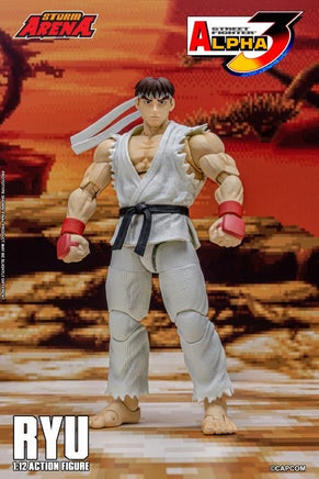 Street Fighter Alpha 3 Storm Arena Ryu Action Figure - Blue Unlimited Toys & Collectibles