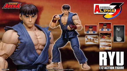 Street Fighter Alpha 3 Storm Arena Ryu (Black Ver.) 1/12 Scale Action Figure - Blue Unlimited Toys & Collectibles