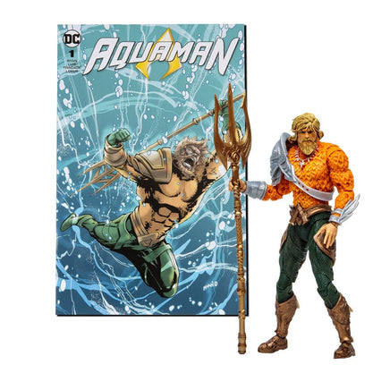 DC Direct Aquaman Page Punchers Aquaman 7-Inch Action Figure with Comic - Blue Unlimited Toys & Collectibles