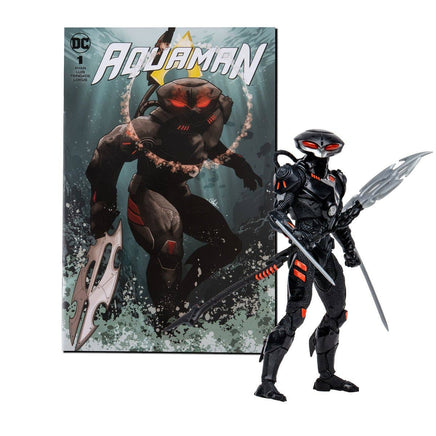 DC Direct Aquaman Page Punchers Black Manta 7-Inch Figure with Comic - Blue Unlimited Toys & Collectibles