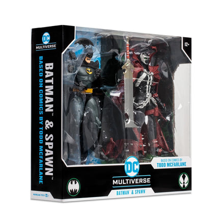 DC Multiverse Batman & Spawn by Todd McFarlane 7-Inch Action Figure 2-Pack - Blue Unlimited Toys & Collectibles