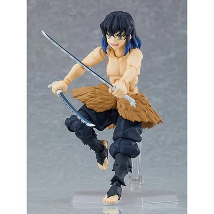 Demon Slayer: Kimetsu no Yaiba Inosuke Hashibira DX Edition Figma Action Figure - Blue Unlimited Toys & Collectibles