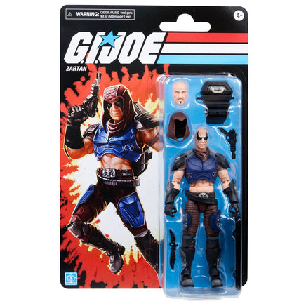 G.I. Joe Classified Series Zartan Figure Retro Cardback - Blue Unlimited Toys & Collectibles
