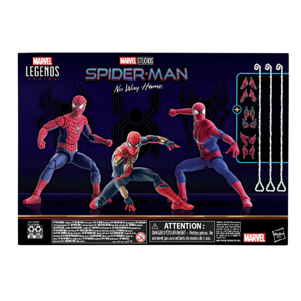 Marvel Legends Series Spider-Man: No Way Home 3 Pack - Blue Unlimited Toys & Collectibles