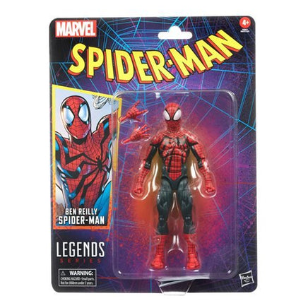 Marvel Legends Spider-Man Retro Ben Reilly Spider-Man 6-Inch Action Figure - Blue Unlimited Toys & Collectibles
