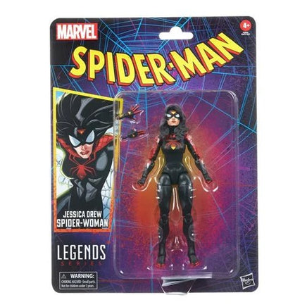 Marvel Legends Spider-Man Retro Jessica Drew Spider-Woman 6-Inch Action Figure - Blue Unlimited Toys & Collectibles