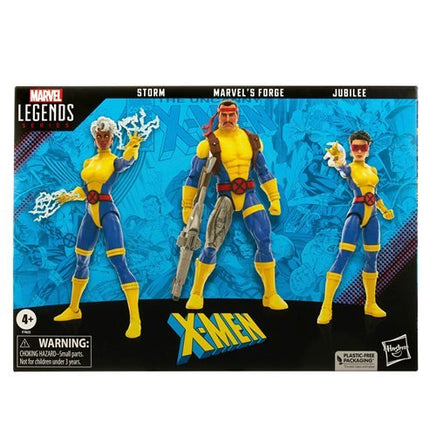 Marvel Legends X-Men 60th Anniversary Forge, Storm, and Jubilee Action Figure Three Pack - Blue Unlimited Toys & Collectibles