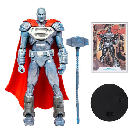 ***Pre-Order*** DC Multiverse Wave 15 Steel Reign of the Supermen 7-Inch Scale Action Figure - Blue Unlimited Toys & Collectibles