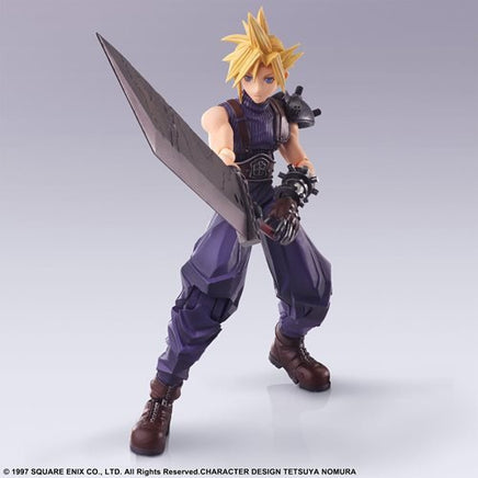 ***Pre-Order*** Final Fantasy VII Cloud Strife Bring Arts Action Figure - Blue Unlimited Toys & Collectibles