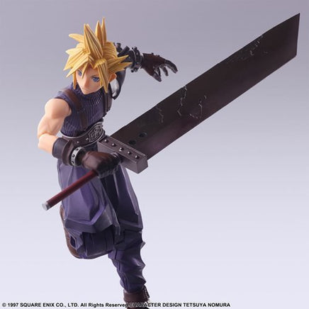 ***Pre-Order*** Final Fantasy VII Cloud Strife Bring Arts Action Figure - Blue Unlimited Toys & Collectibles